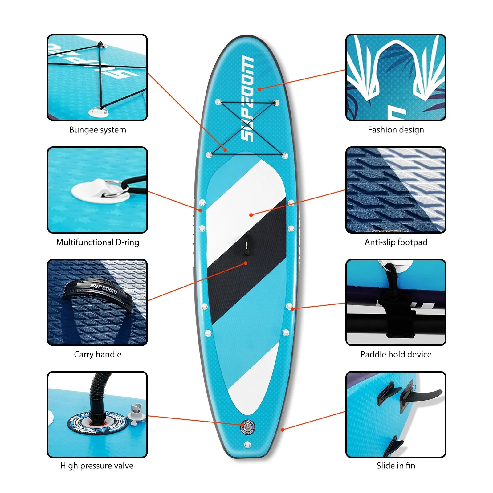 10'6" all round long turtle inflatable paddle board｜Supzoom