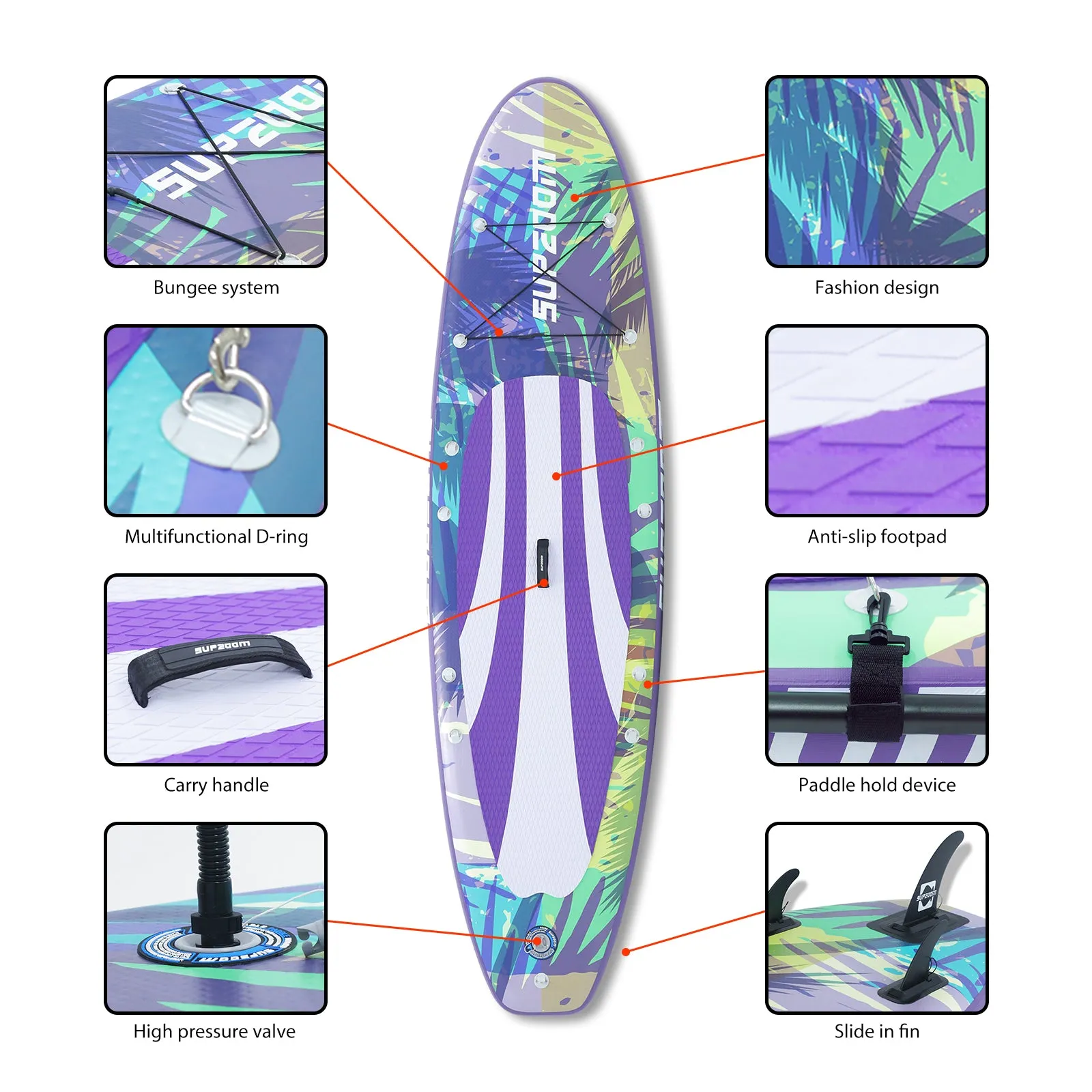 10'6" all round scenery style inflatable paddle board｜Supzoom
