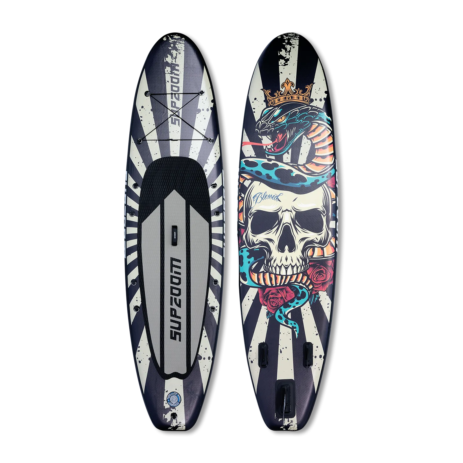 10'6" all-round skull graffiti style inflatable paddle board｜Supzoom