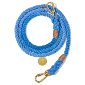 adjustable rope leash - periwinkle - last one!