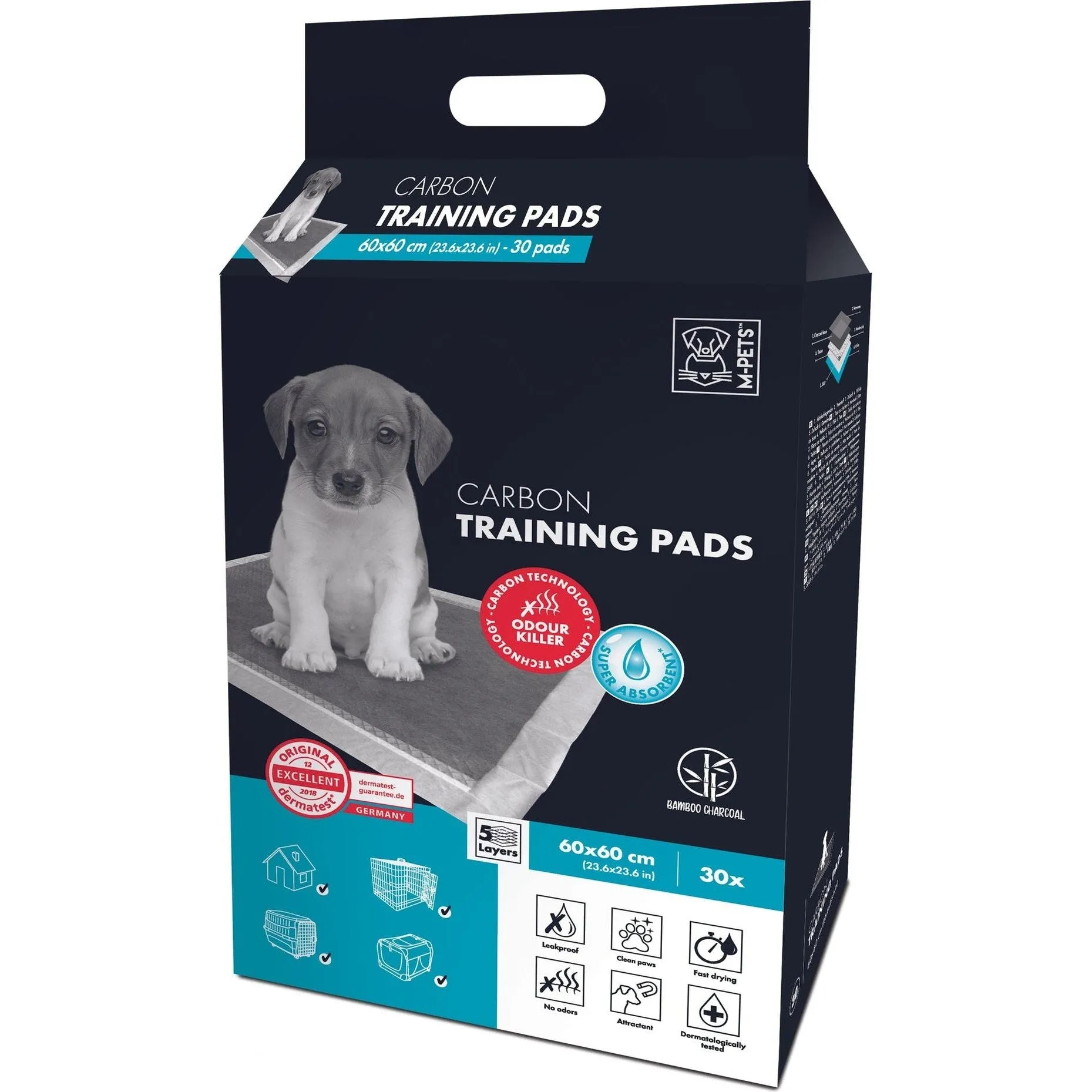 CARBON Training Pads 30 pcs (60x60 cm)