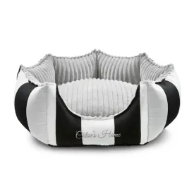Chloe's Home Monte Carlo Bed for Dogs and Cats (Black)