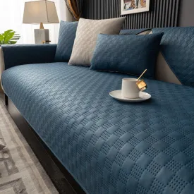 Etta Faux Leather Waterproof Versatile Couch Cover