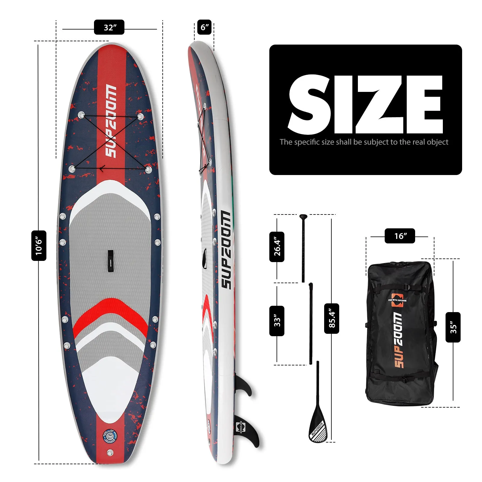 Flamingo animal style 10'6" all round inflatable paddle board｜Supzoom
