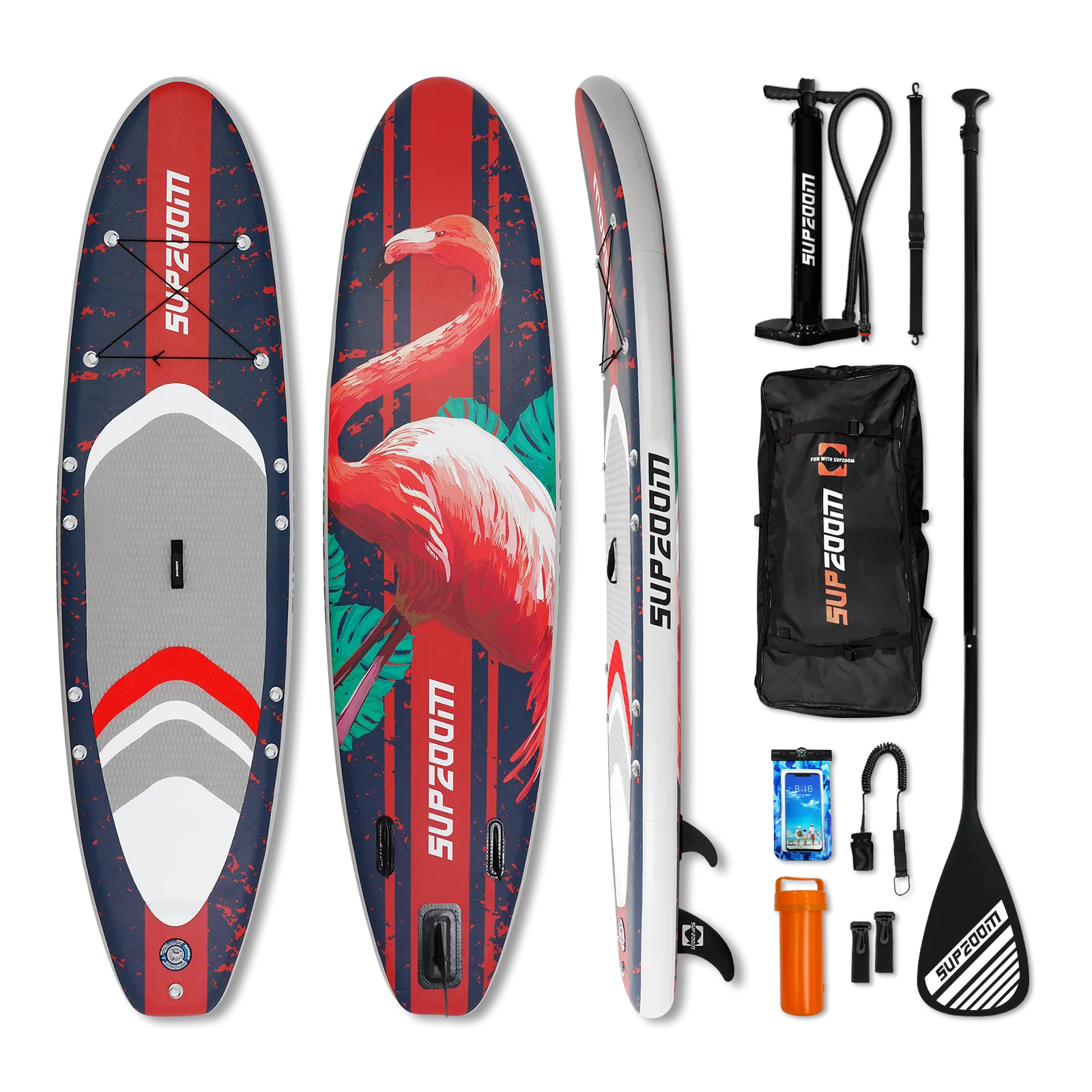 Flamingo animal style 10'6" all round inflatable paddle board｜Supzoom