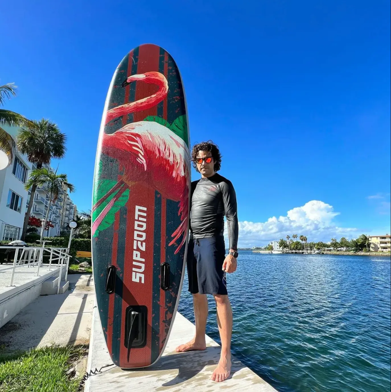 Flamingo animal style 10'6" all round inflatable paddle board｜Supzoom