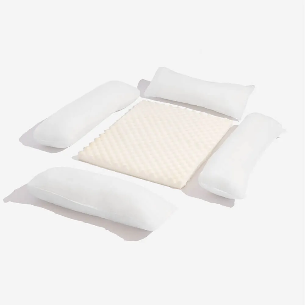 Floral Orthopedic Dog Bed Calming Pet Bed with Pillow