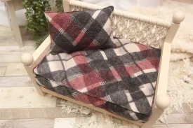 Made to Order REVERSIBLE 2 Color Argyle Christmas- NB Mattress