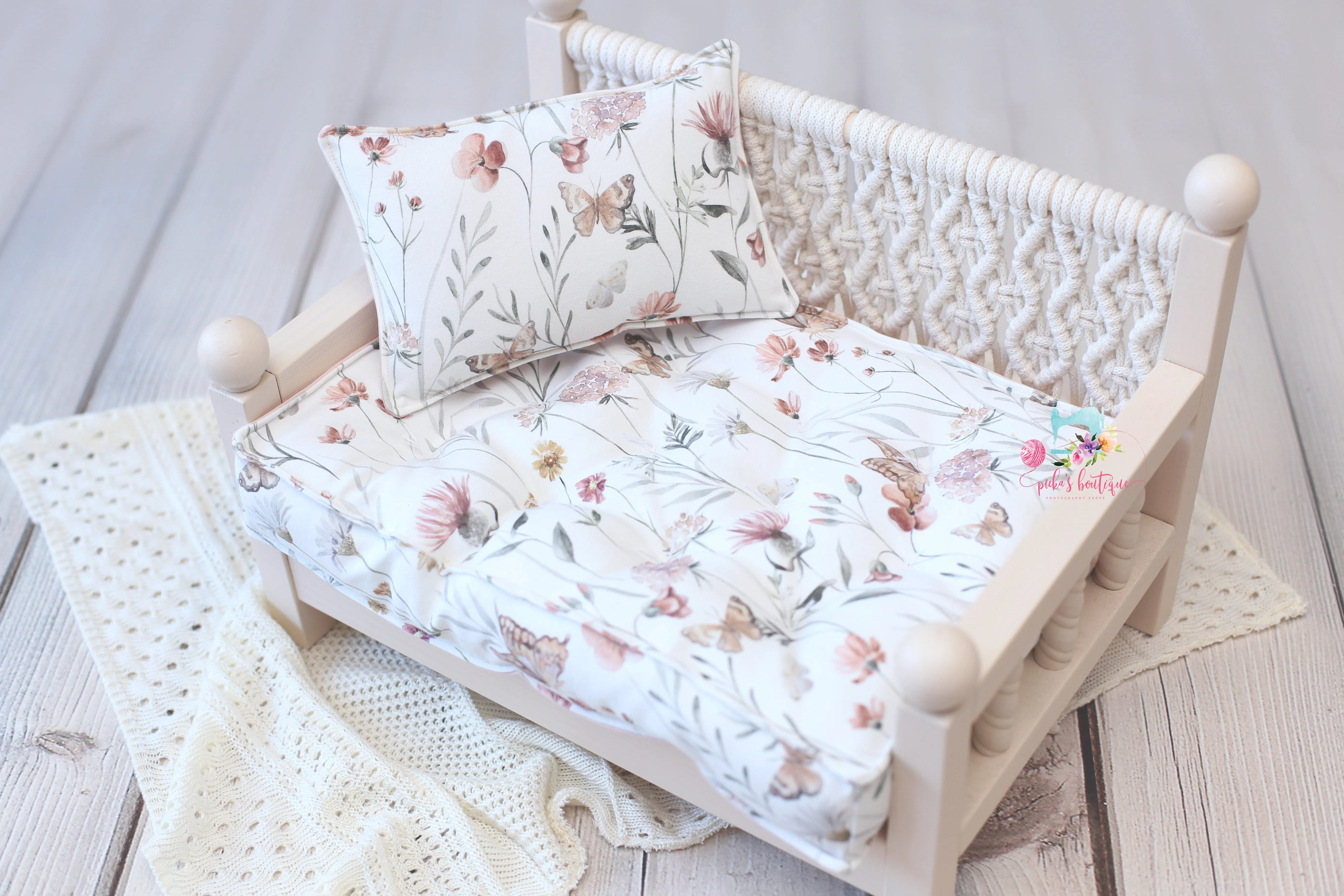 Made to Order REVERSIBLE 2 Color Butterfly Field- NB Mattress