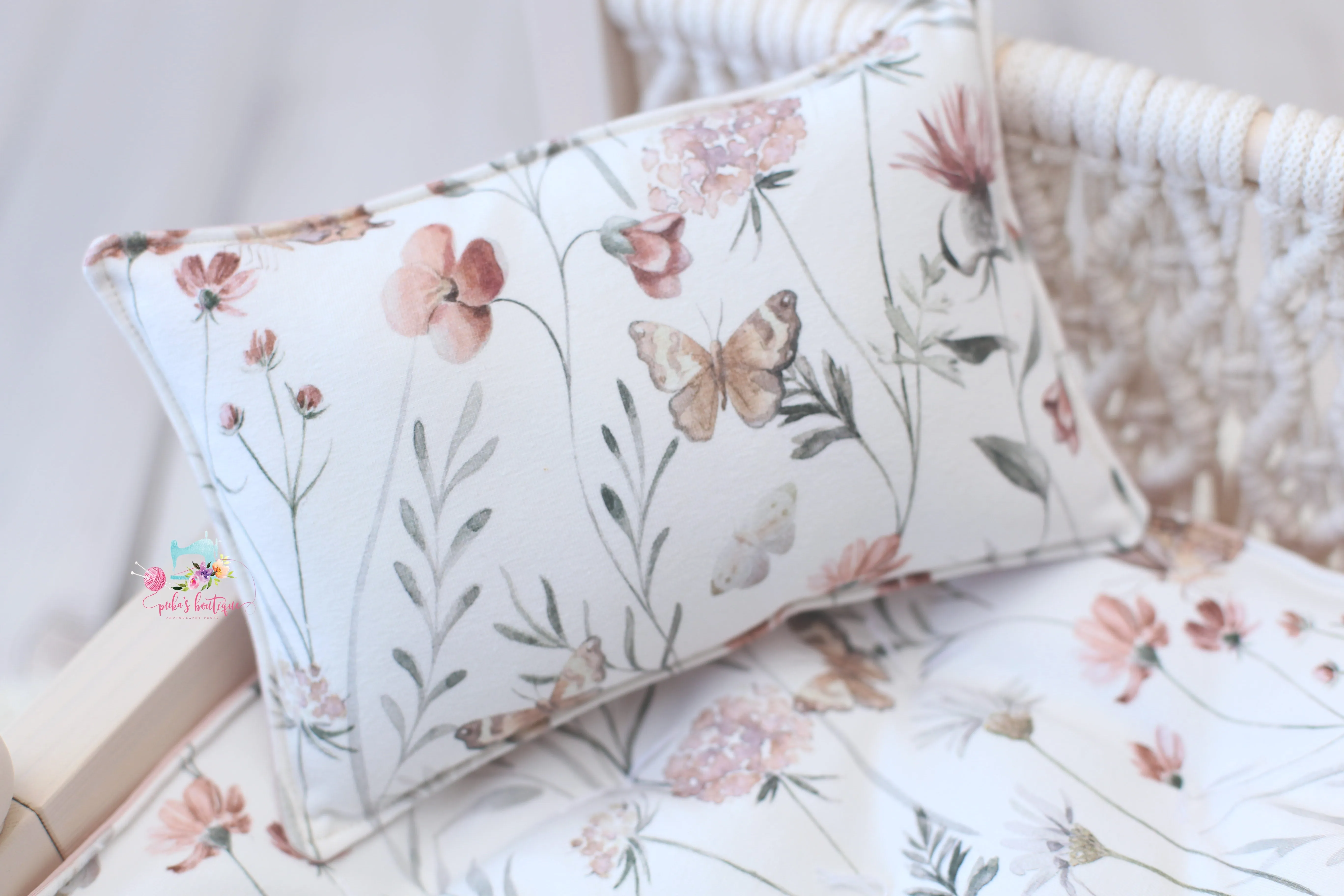 Made to Order REVERSIBLE 2 Color Butterfly Field- NB Mattress