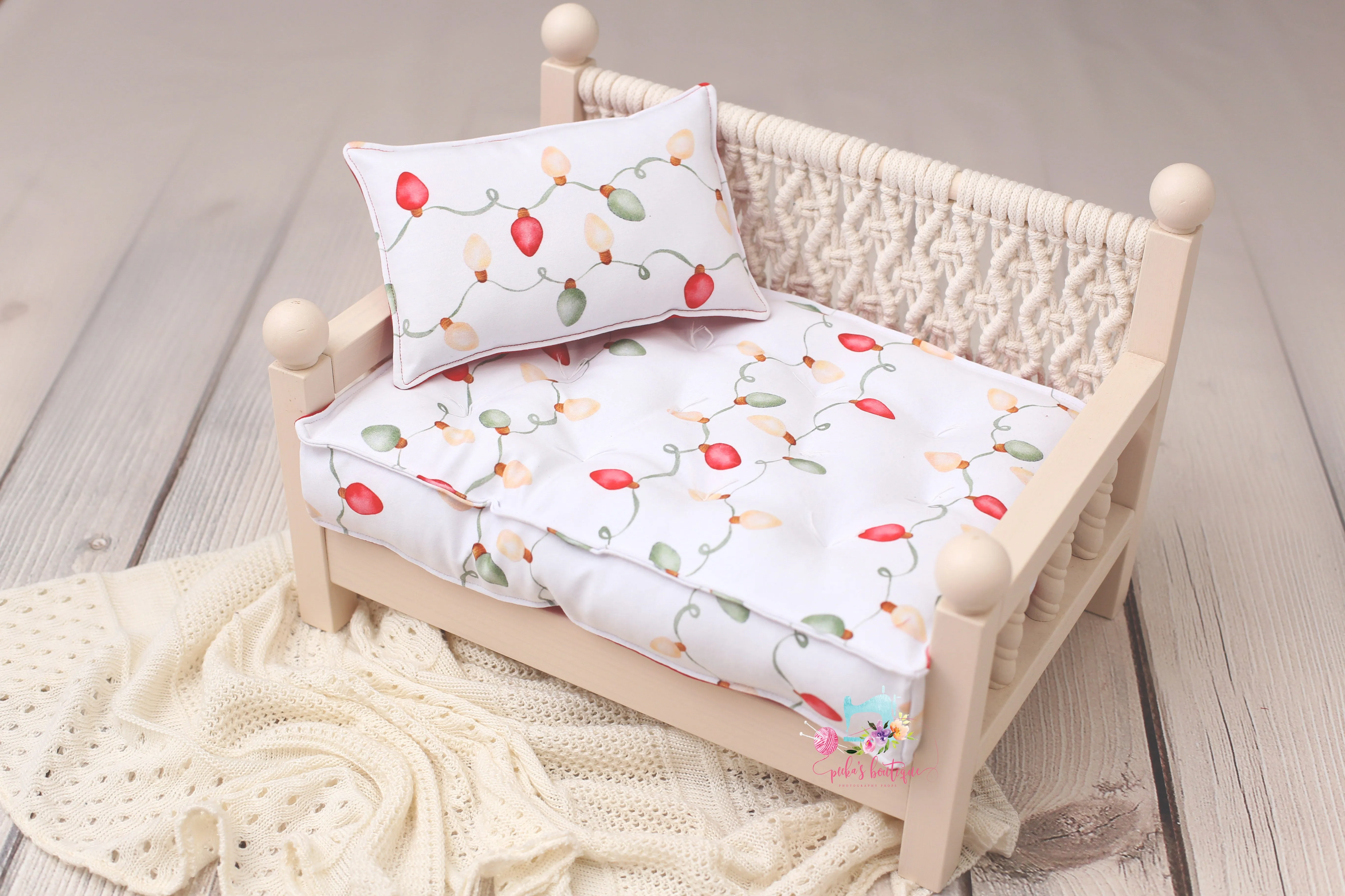 Made to Order REVERSIBLE 2 Color Christmas Lights- NB Mattress