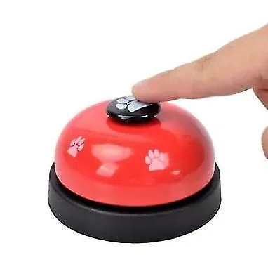 Pet training clickers treat dispensers pet training bell  dog bell  dog training device red