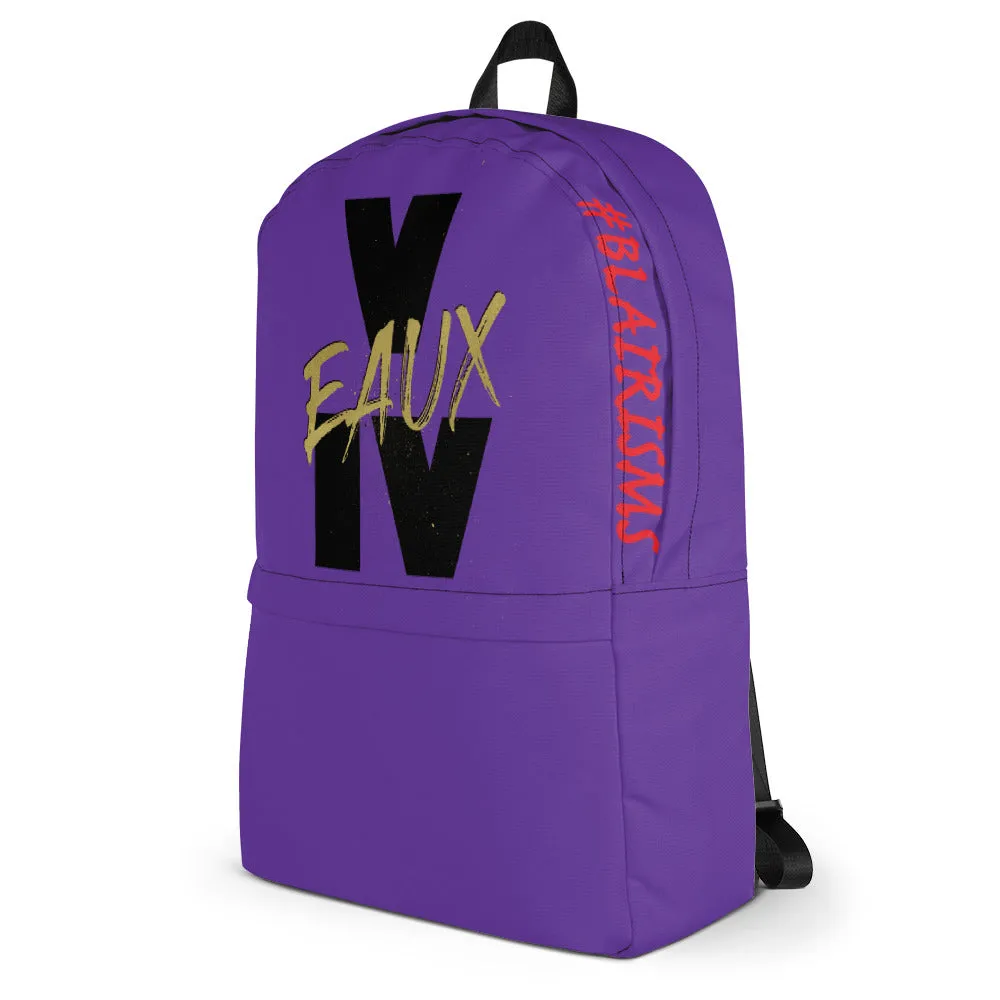 PURPLE & GOLD V EAUX IV Backpack