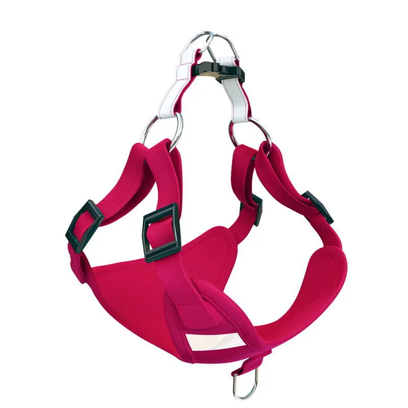 Reflective Suede Dog Vest