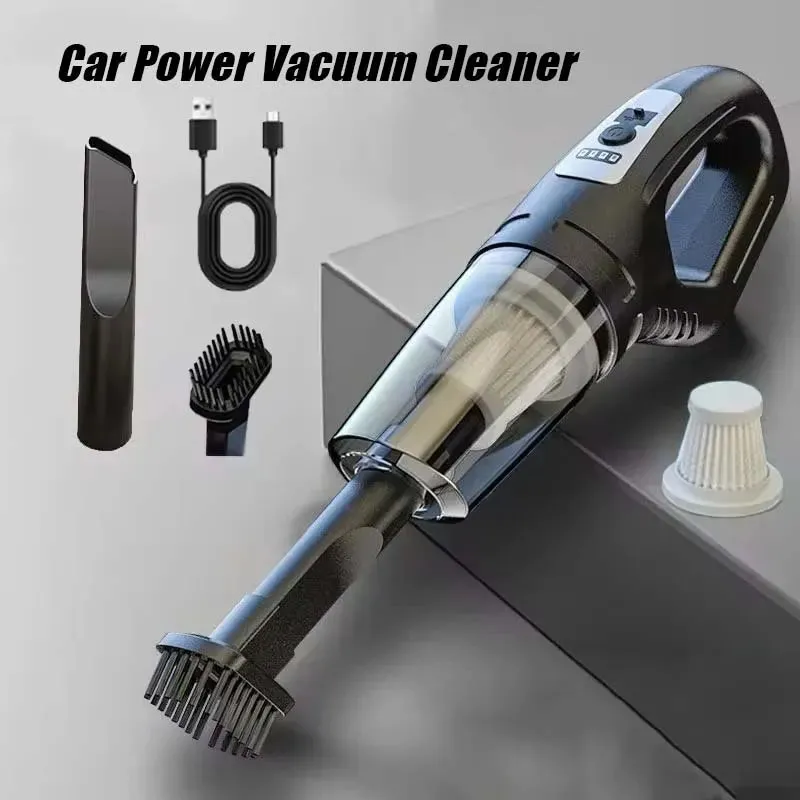 XIAOMI Car Power Vacuum Cleaners 9800000Pa Mini Portable Handheld USB Recharging Cordless Dust Cleaner Household Indoor Cleaning